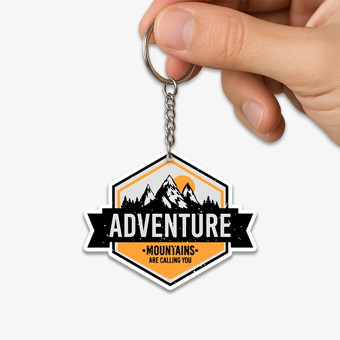 Adventure Mountains Calling KeyChain - Image 2