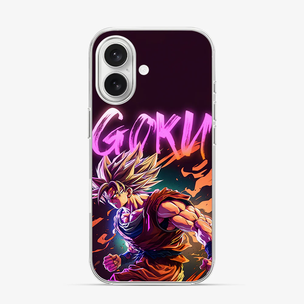 Anime Goku Super iPhone 16 Case - Image 2