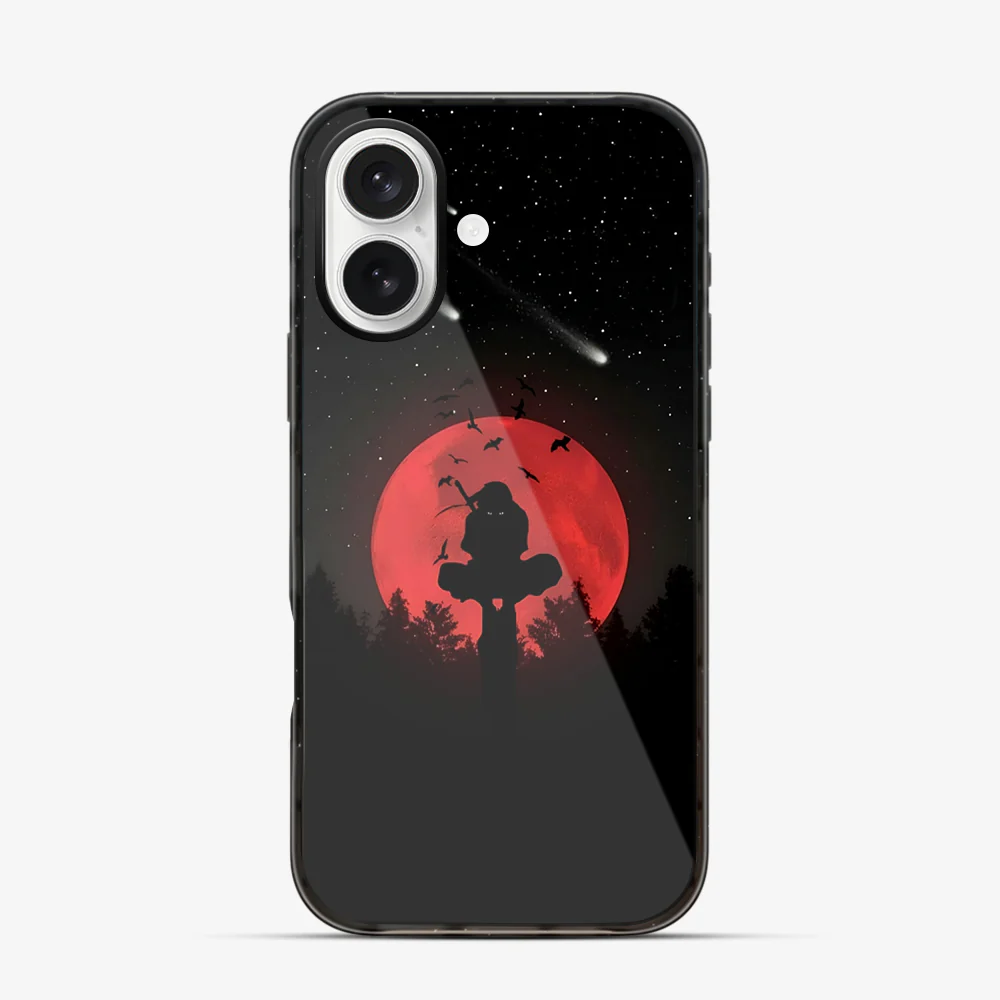 Anime Itachi Over a Moon iPhone 16 Case - Image 5