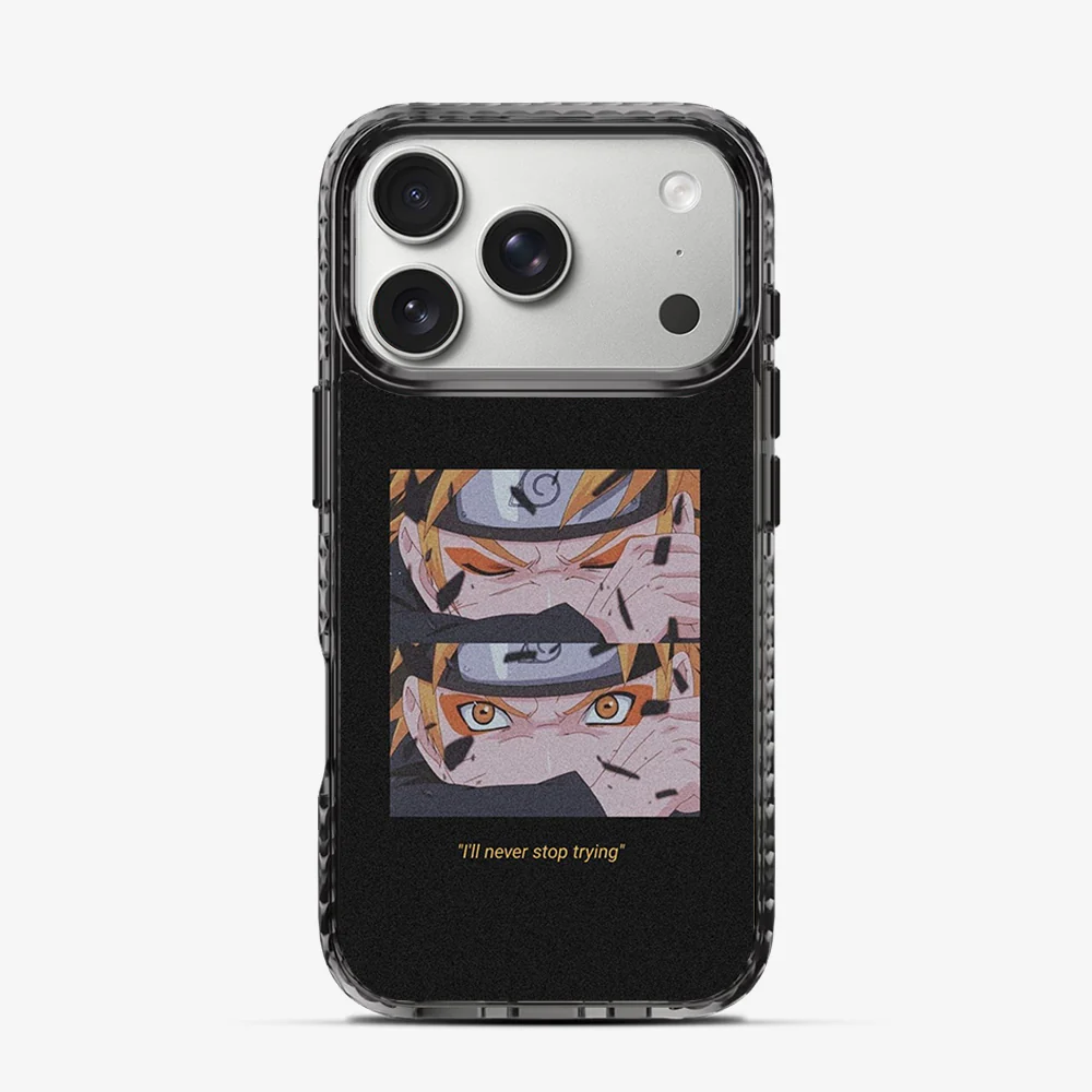 Anime Naruto Never Stop Trying iPhone 17 Pro Max Case - Image 4