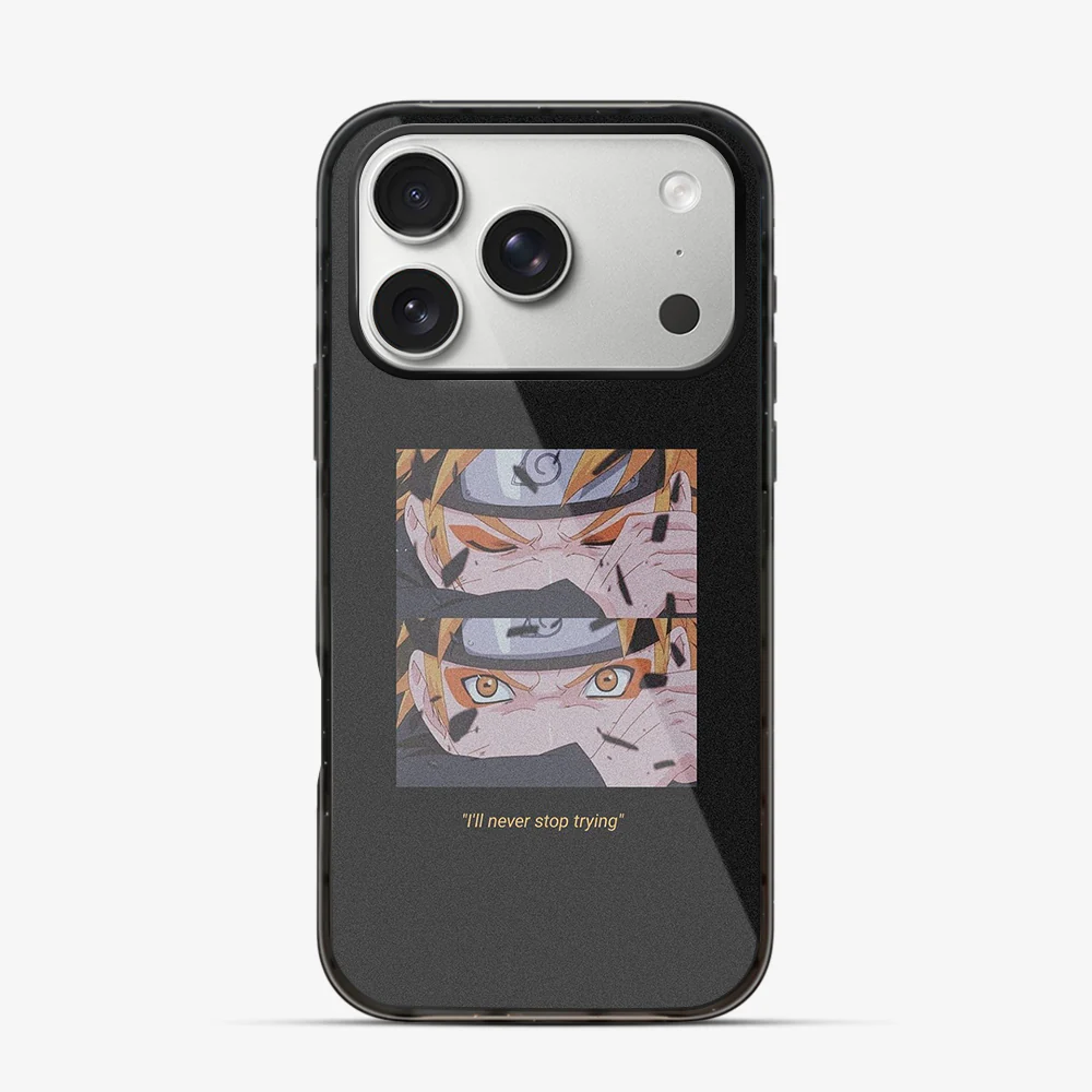 Anime Naruto Never Stop Trying iPhone 17 Pro Max Case - Image 5