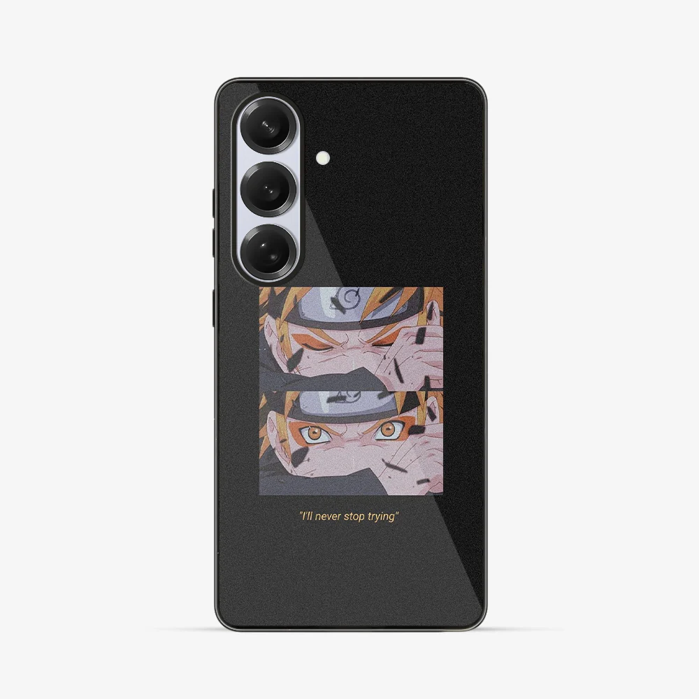 Anime Naruto Never Stop Trying Samsung Phone Case - Image 3