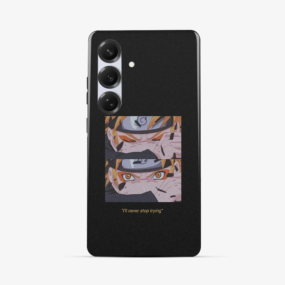 Anime Naruto Never Stop Trying Samsung Phone Case - Image 4