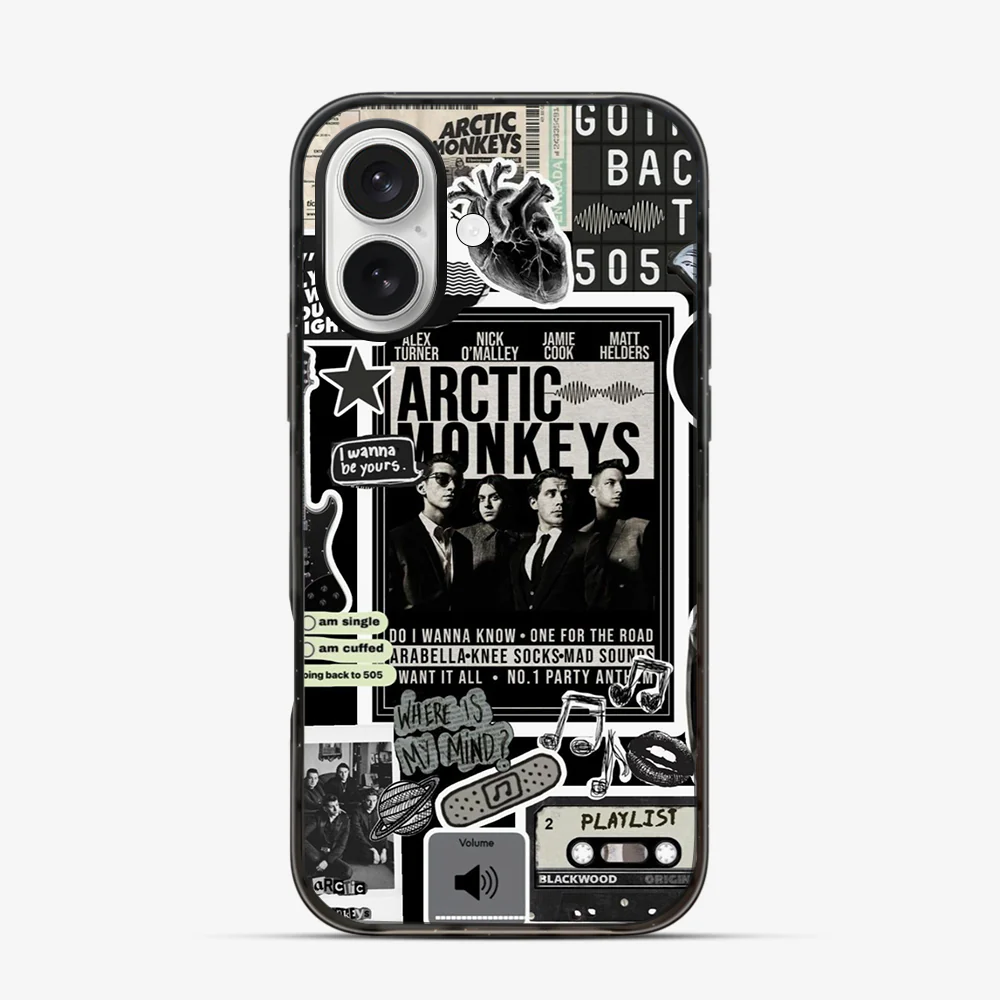 Arctic Monkeys Sticker iPhone 16 Case - Image 3