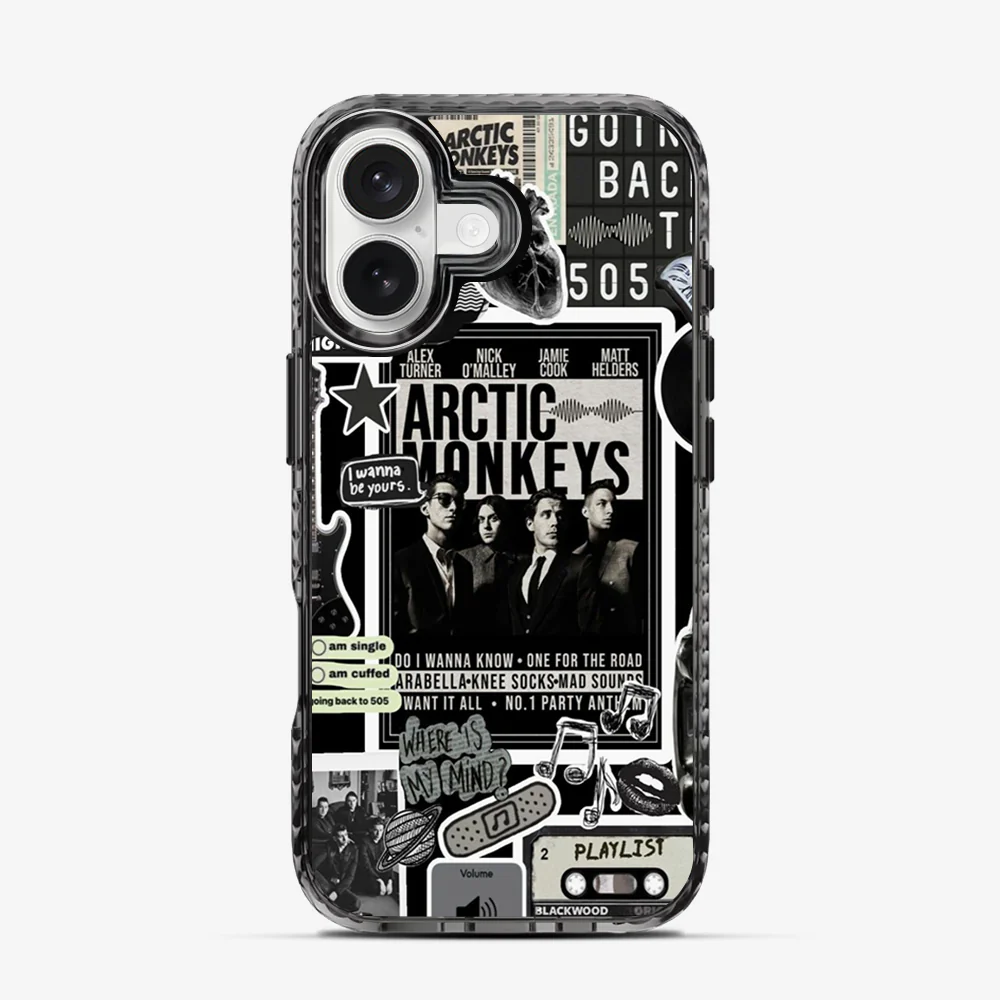 Arctic Monkeys Sticker iPhone 16 Case - Image 4