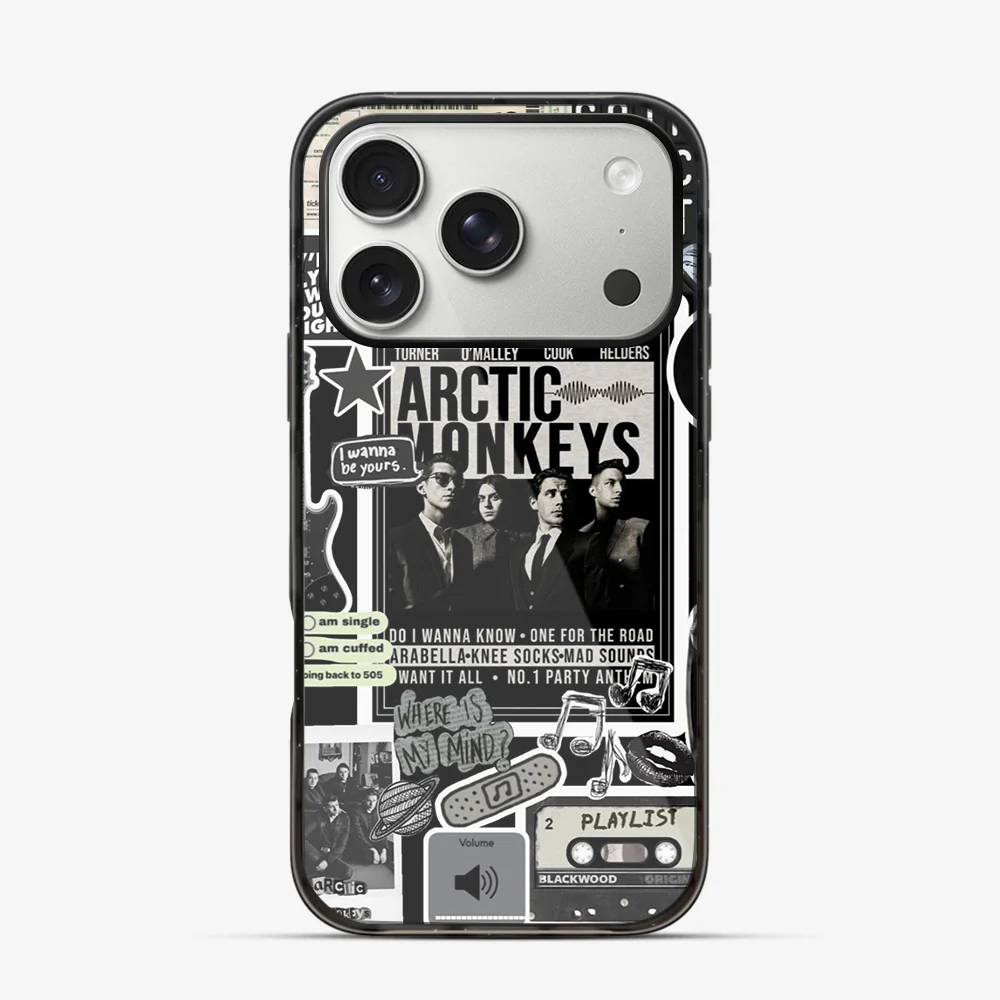 Arctic Monkeys Sticker iPhone 17 Pro Max Case - Image 5