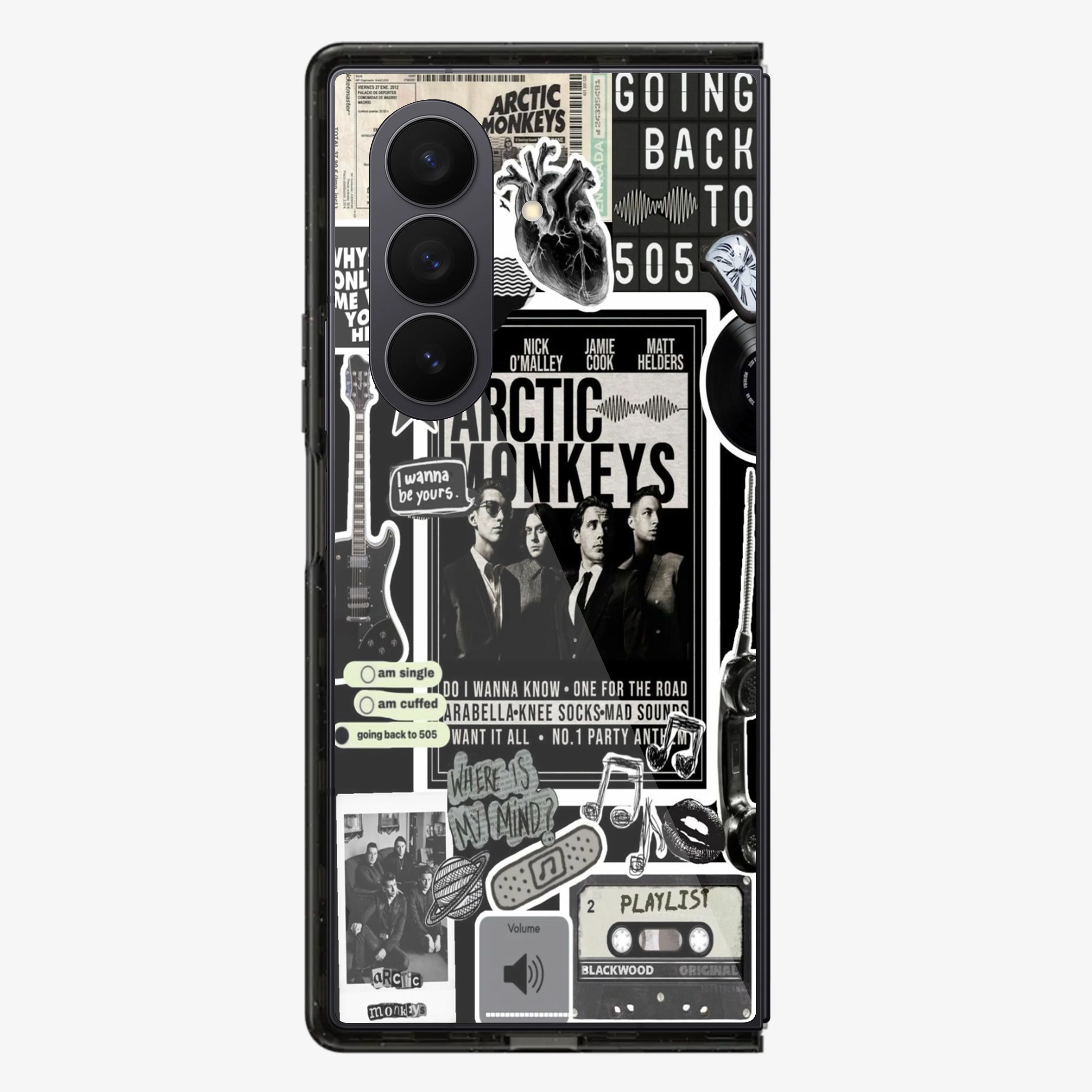 Arctic Monkeys Sticker Samsung Z Fold Phone Case - Image 3