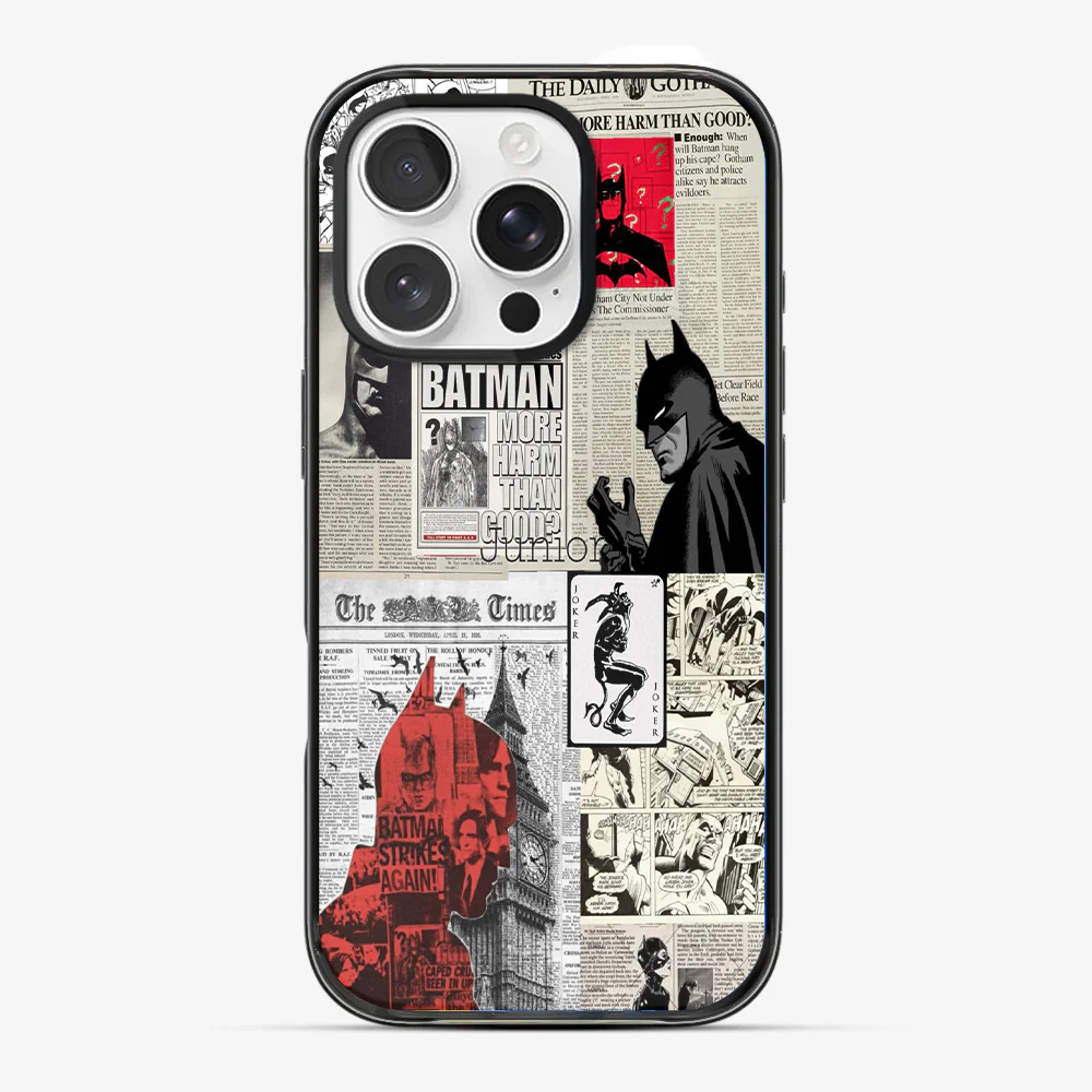 Batman Newspaper Phone Case - Image 4