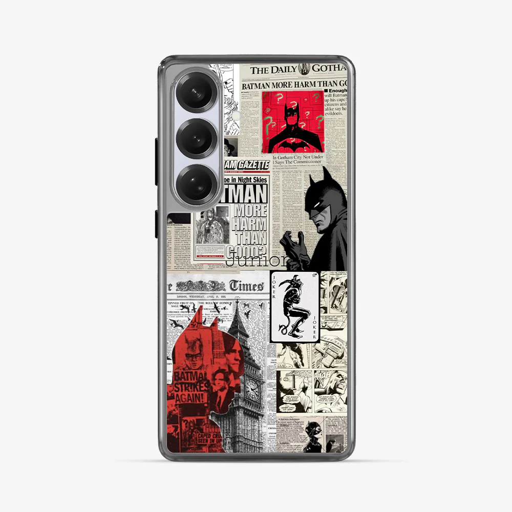 Batman Newspaper Samsung Phone Case - Image 5