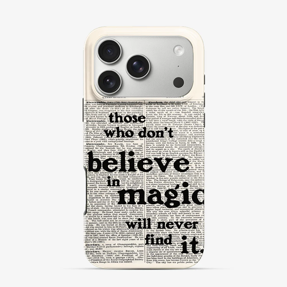 Believe in Magic iPhone 17 Pro Max Case