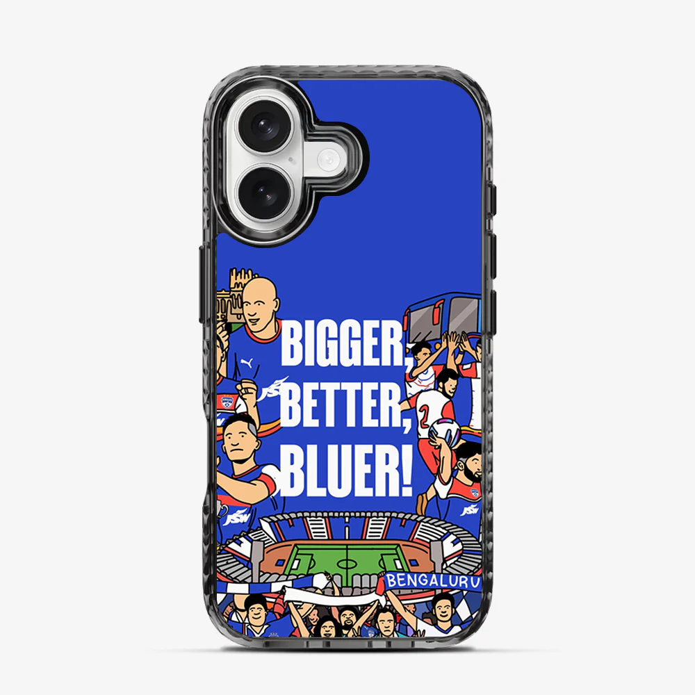 Bigger Better Bluer Bengaluru FC iPhone 17 Case - Image 4
