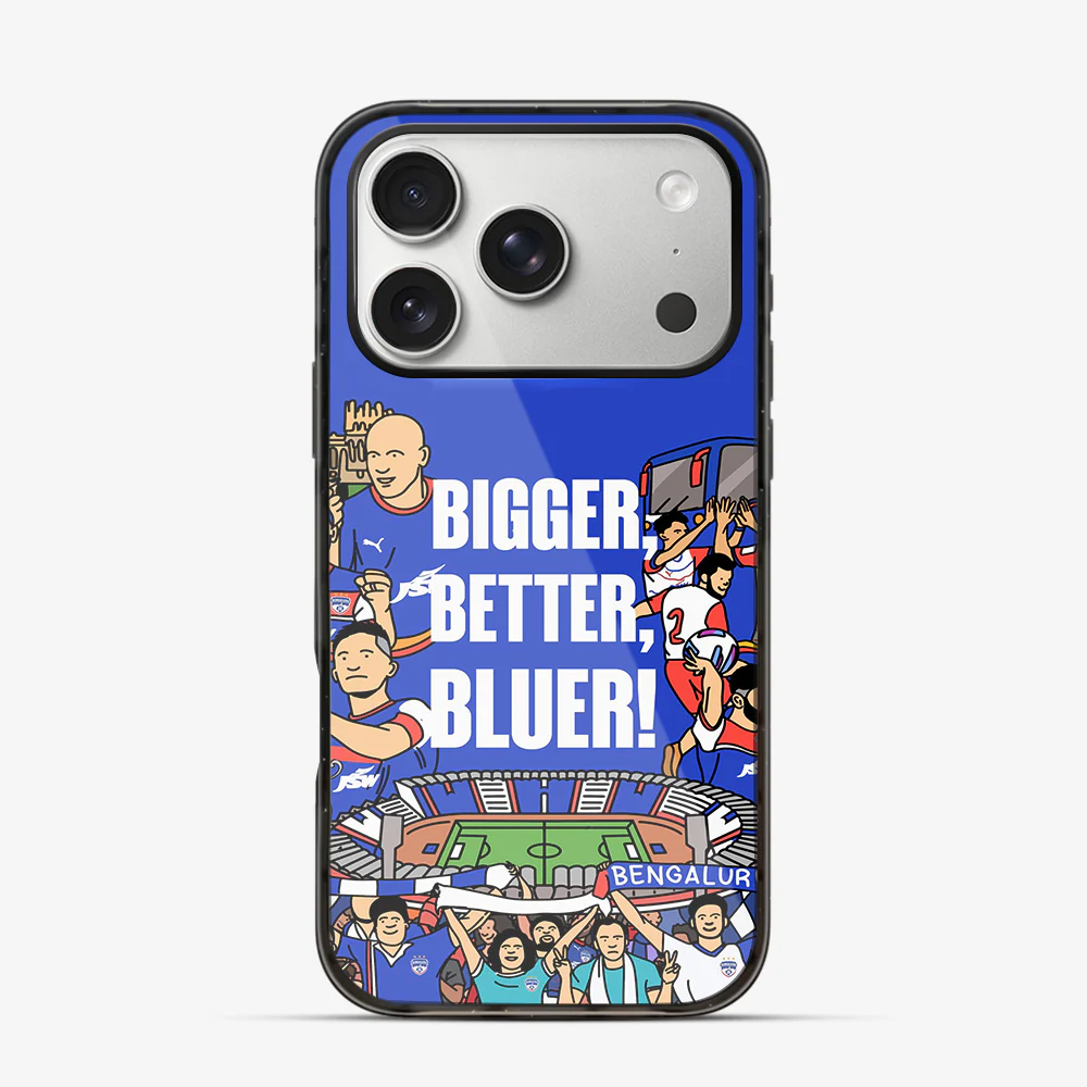 Bigger Better Bluer Bengaluru FC iPhone 17 Pro Case - Image 5