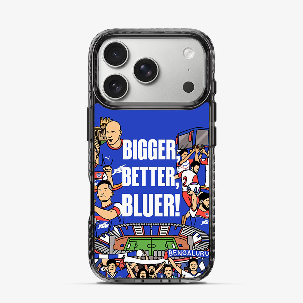 Bigger Better Bluer Bengaluru FC iPhone 17 Pro Max Case - Image 4