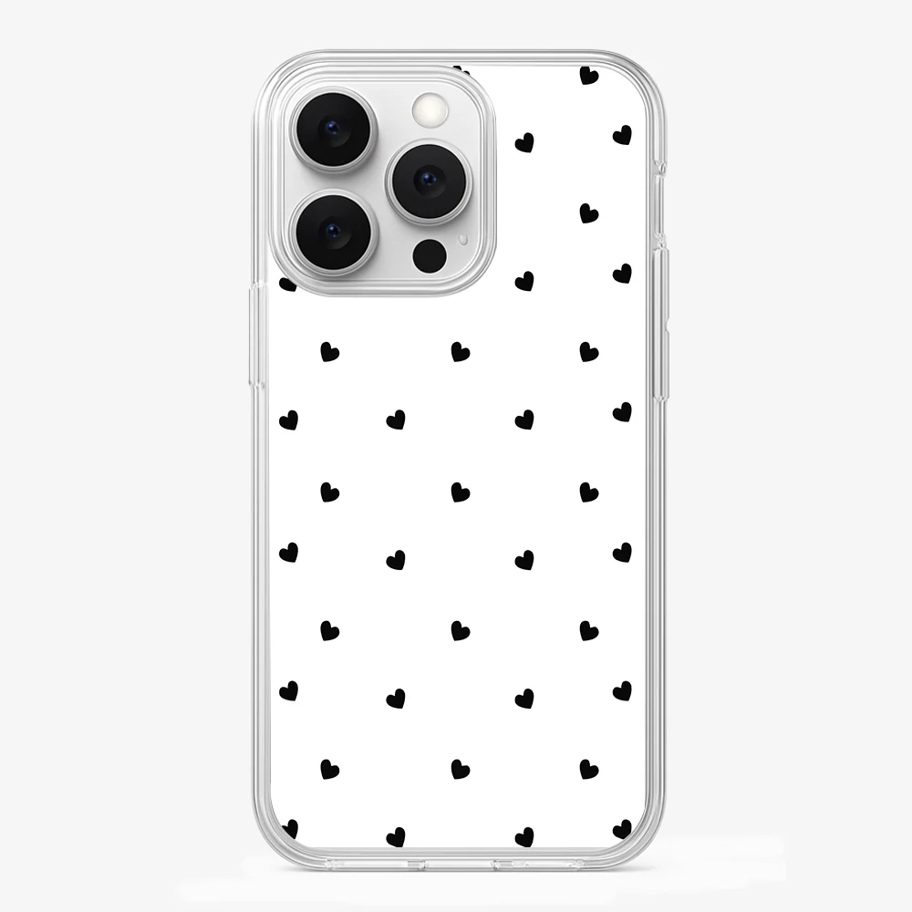 Black Heart Phone Case - Image 2