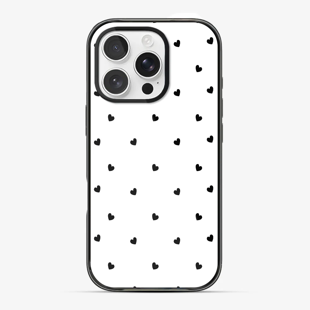 Black Heart Phone Case - Image 3