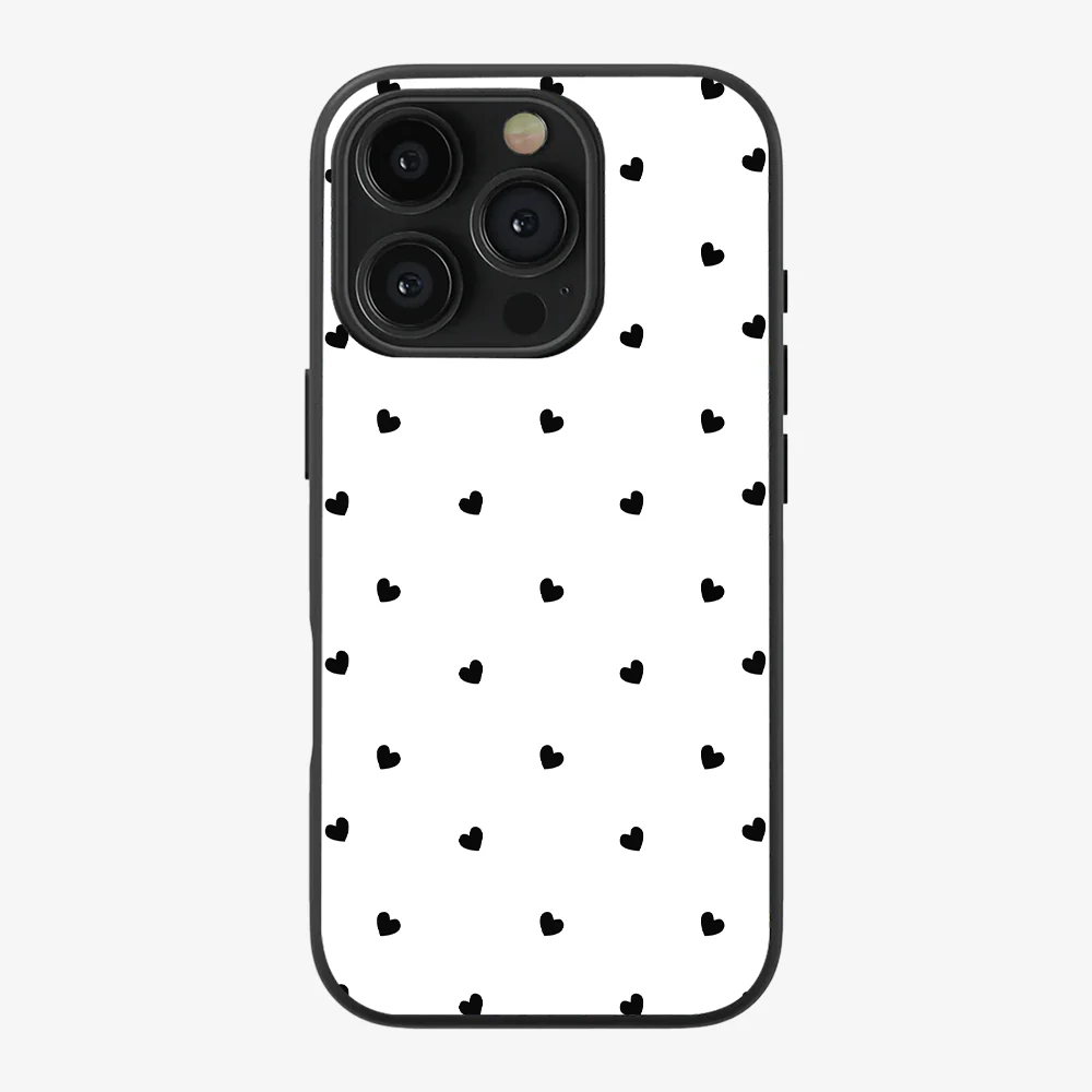 Black Heart Phone Case - Image 4