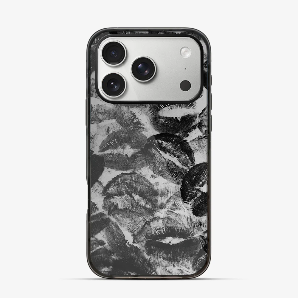 Black Lips Pattern iPhone 17 Pro Max Case - Image 5