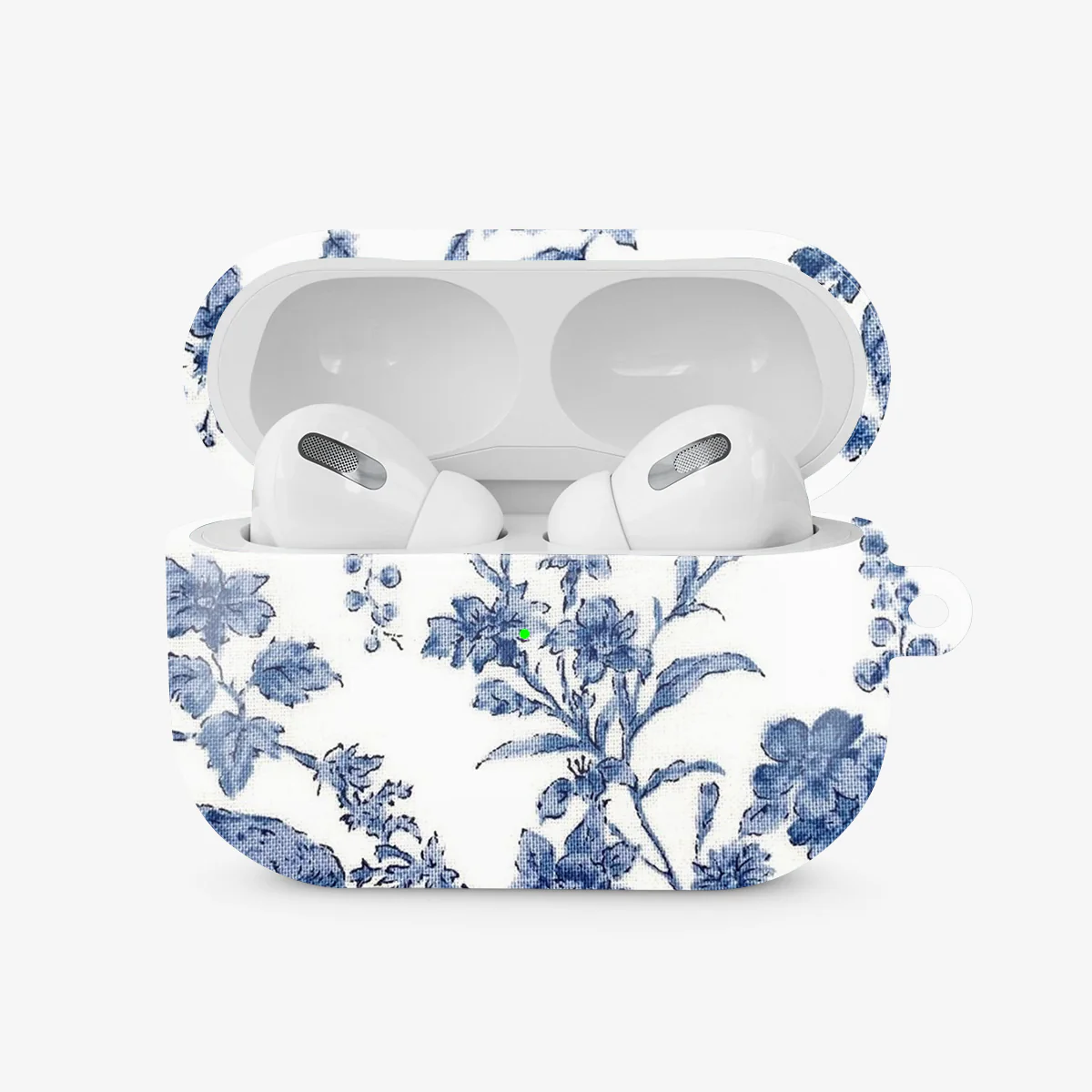 Blue Flowers Airpods Case - Image 3