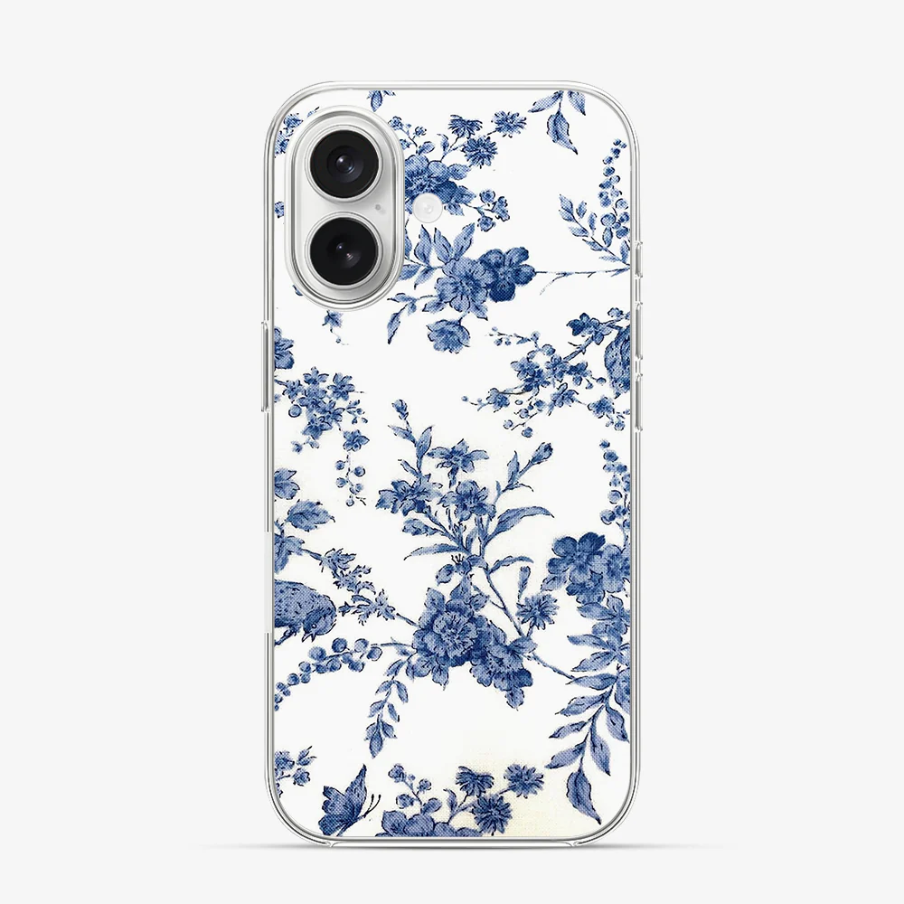 Blue Flowers iPhone 17 Case - Image 2