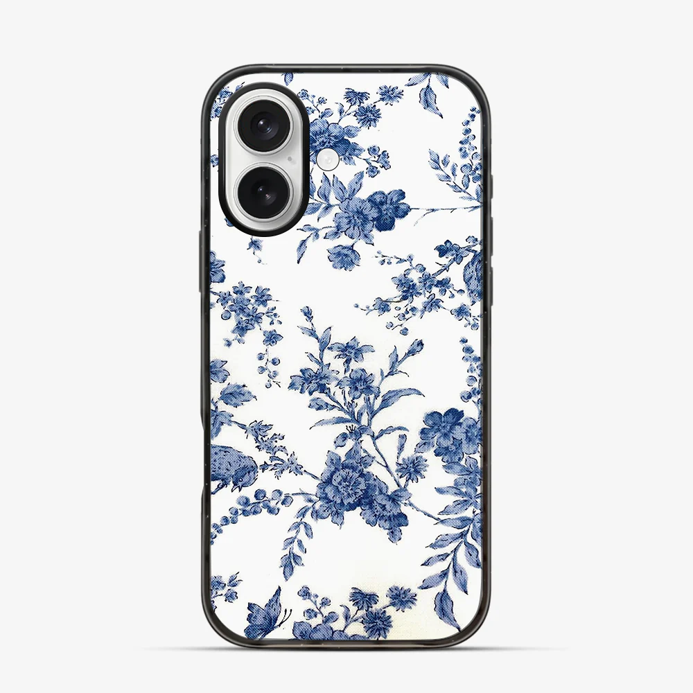 Blue Flowers iPhone 17 Case - Image 3