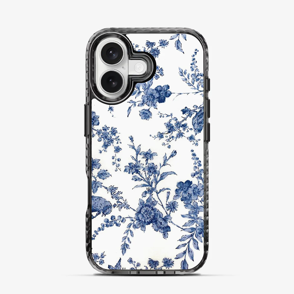Blue Flowers iPhone 17 Case - Image 4