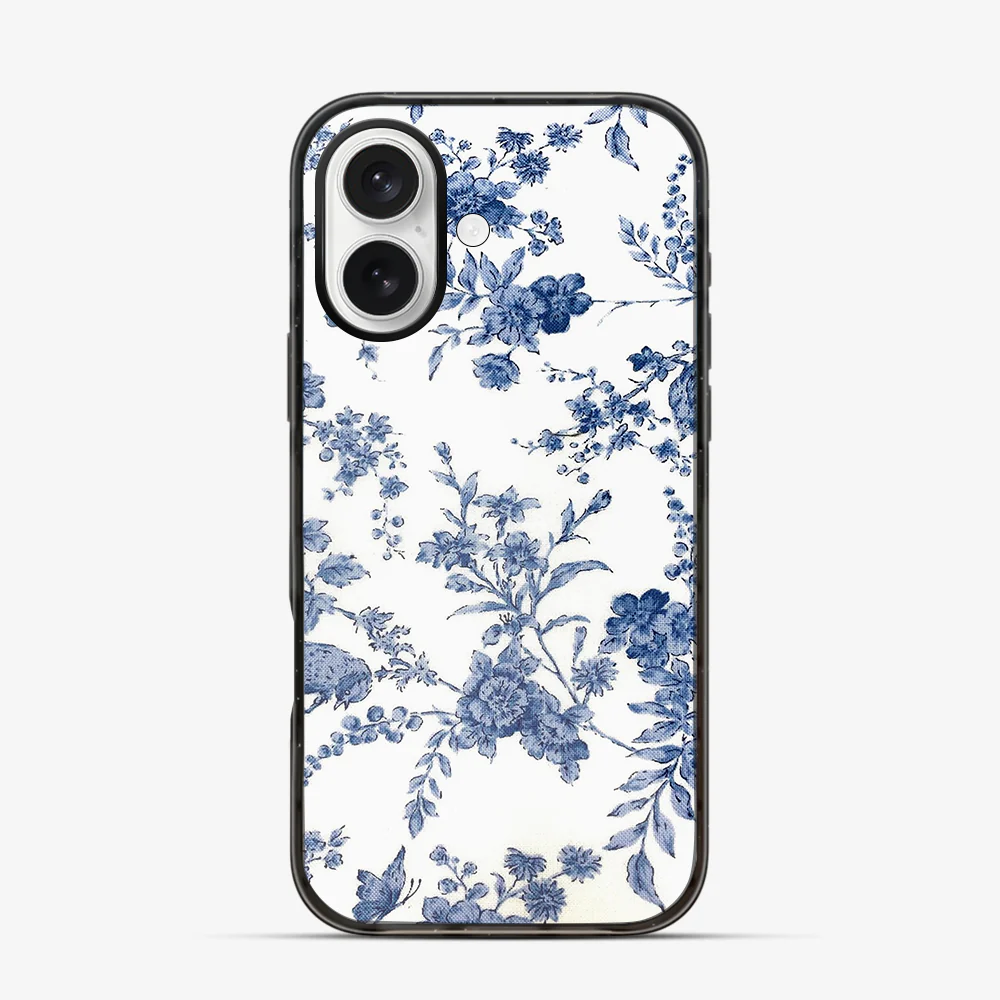 Blue Flowers iPhone 17 Case - Image 5