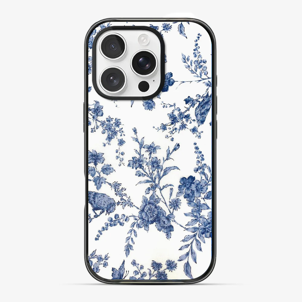 Blue Flowers Phone Case - Image 4