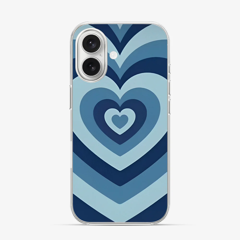 Blue heart iPhone 17 Case - Image 2