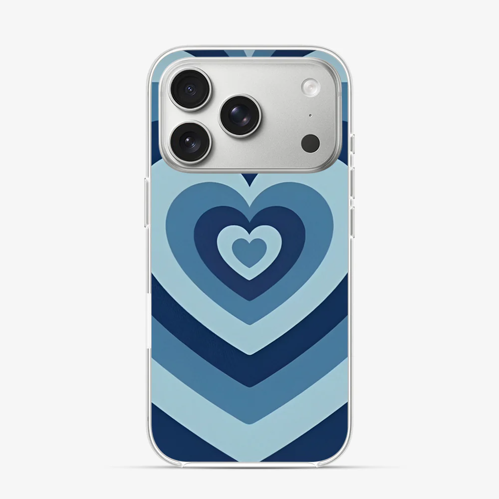 Blue heart iPhone 17 Pro Max Case - Image 2