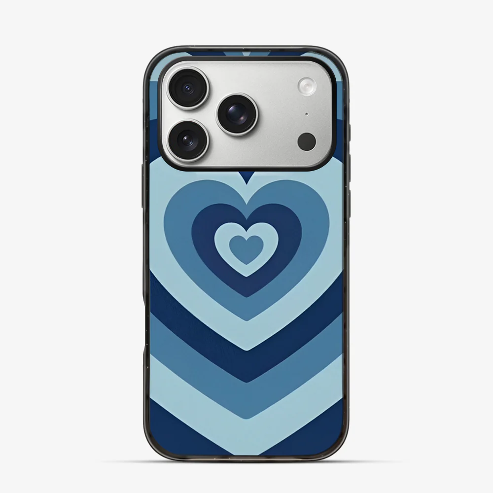 Blue heart iPhone 17 Pro Max Case - Image 3