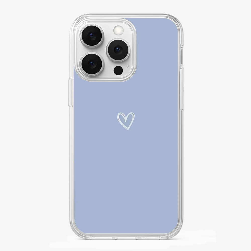 Blue Heart Phone Case - Image 2