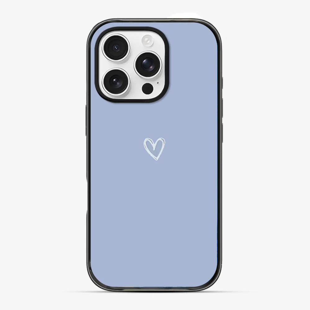 Blue Heart Phone Case - Image 3