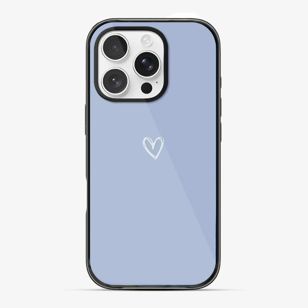 Blue Heart Phone Case - Image 4
