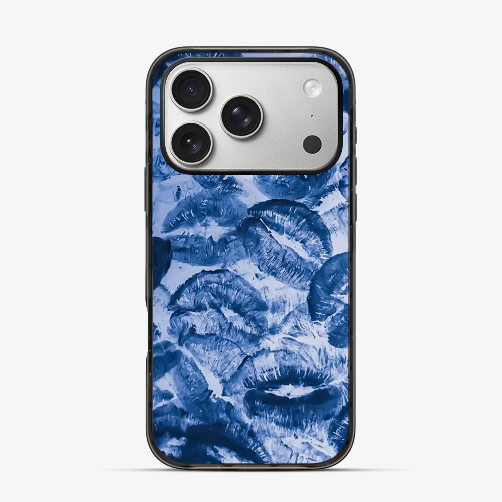 Blue Lips Pattern iPhone 17 Pro Case - Image 3