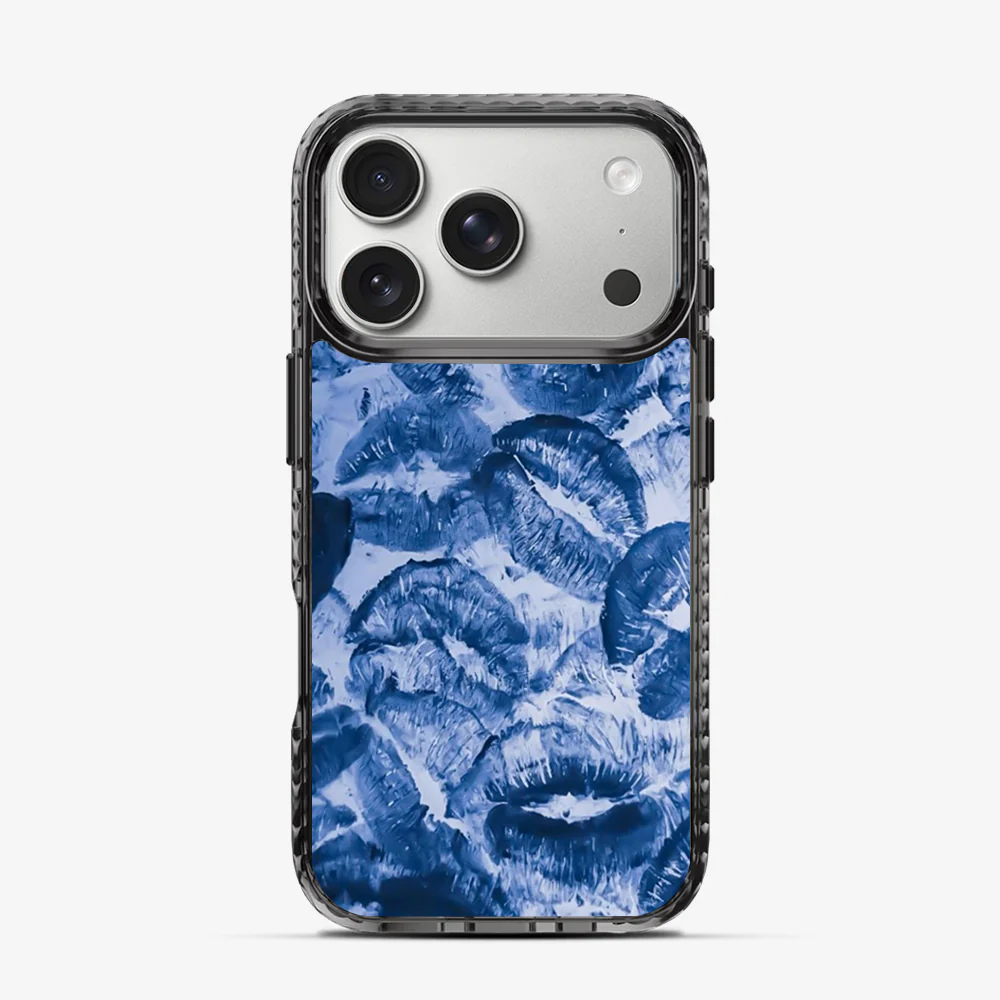 Blue Lips Pattern iPhone 17 Pro Max Case - Image 4