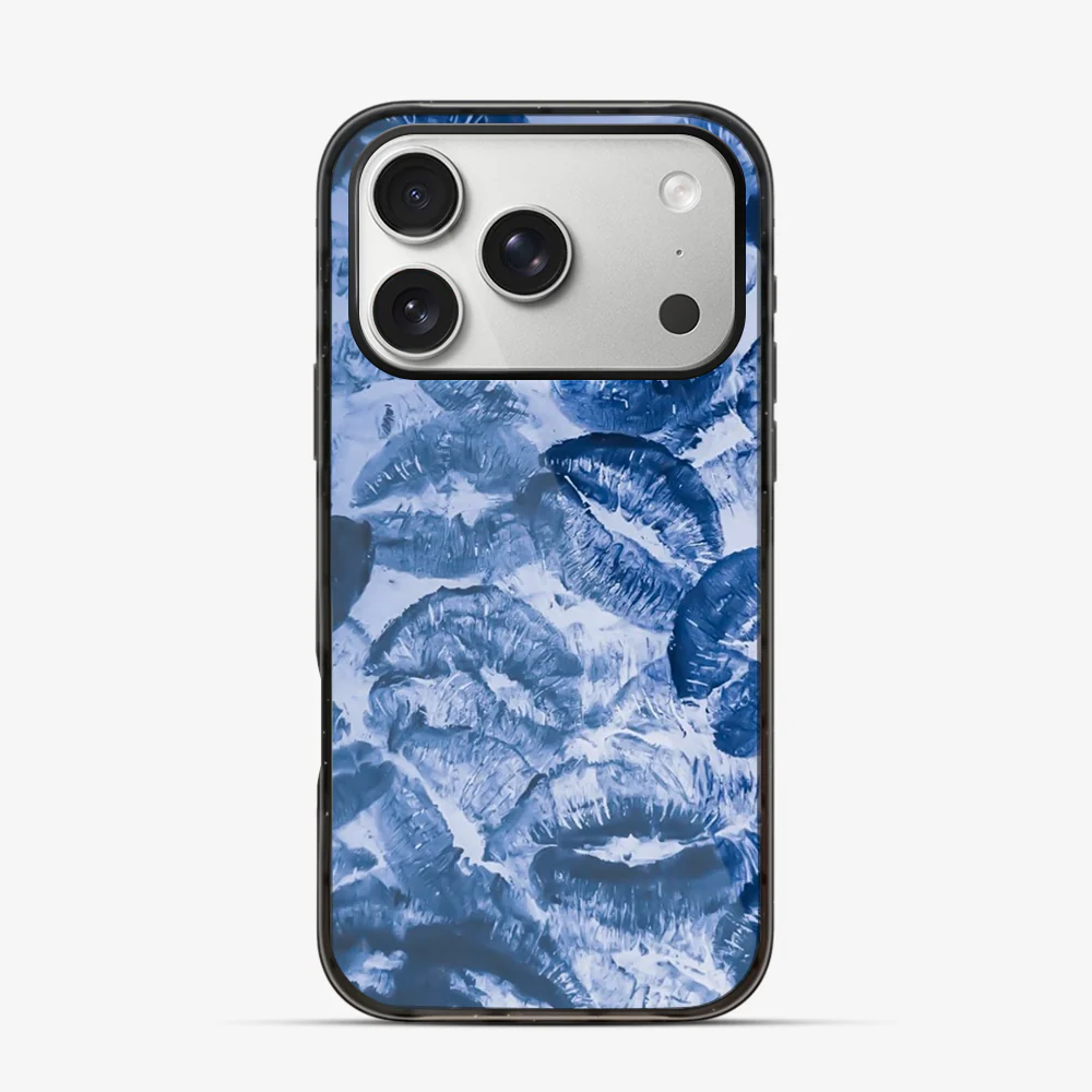Blue Lips Pattern iPhone 17 Pro Max Case - Image 5