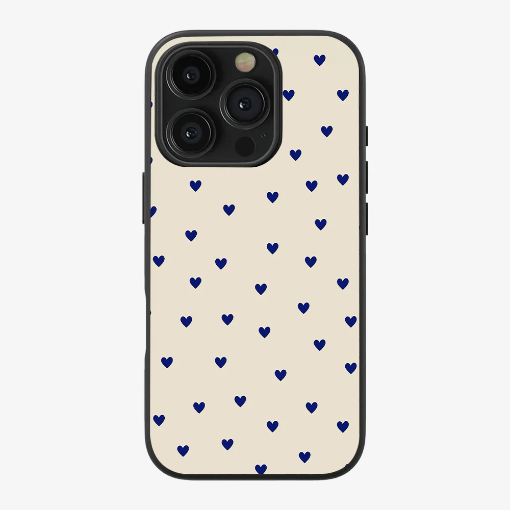 Blue Multiple Heart's Phone Case