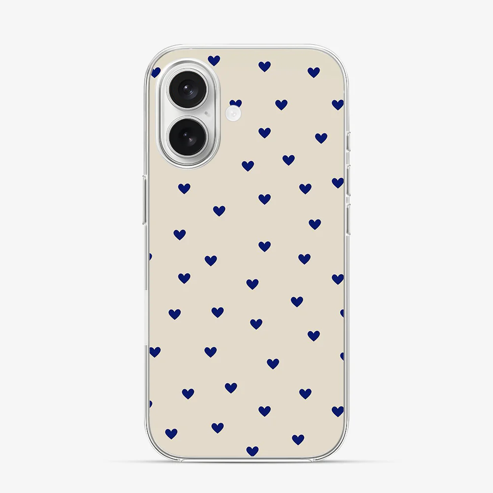 Blue Multiple Heart's iPhone 16 Case - Image 2