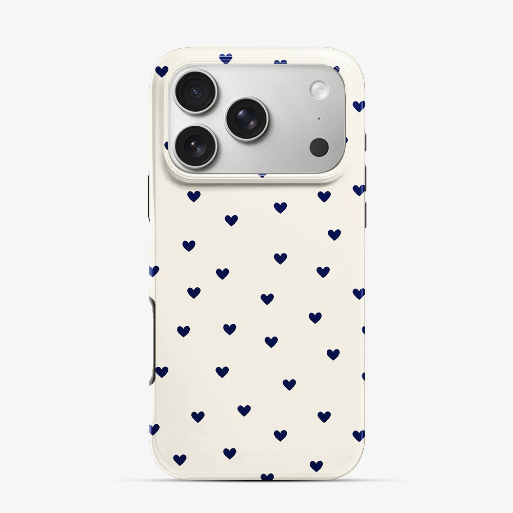Blue Multiple Heart's iPhone 17 Pro Case