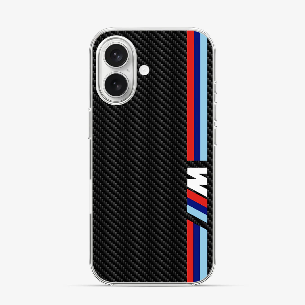 BMW Carbon Fibre | Two iPhone 16 Case - Image 2