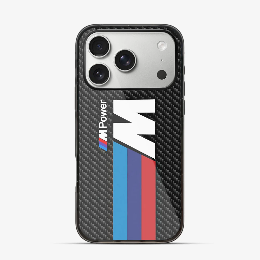 BMW M Power Carbon Fibre iPhone 17 Pro Case - Image 5