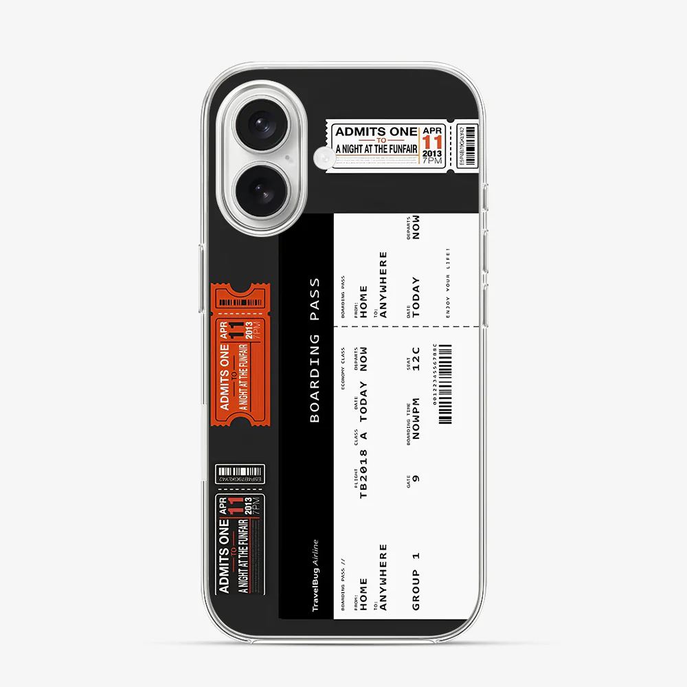 Boarding Pass iPhone 16 Case - Image 2