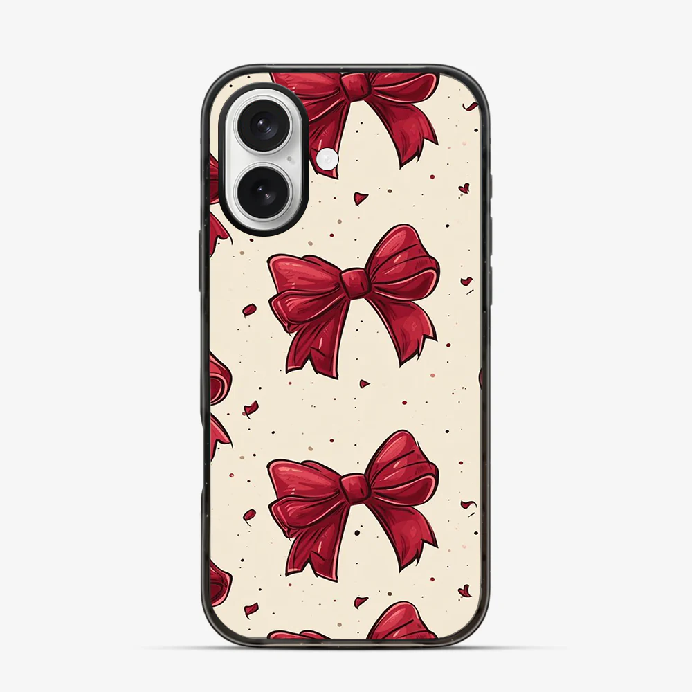 Bow And Heart iPhone 16 Case - Image 3