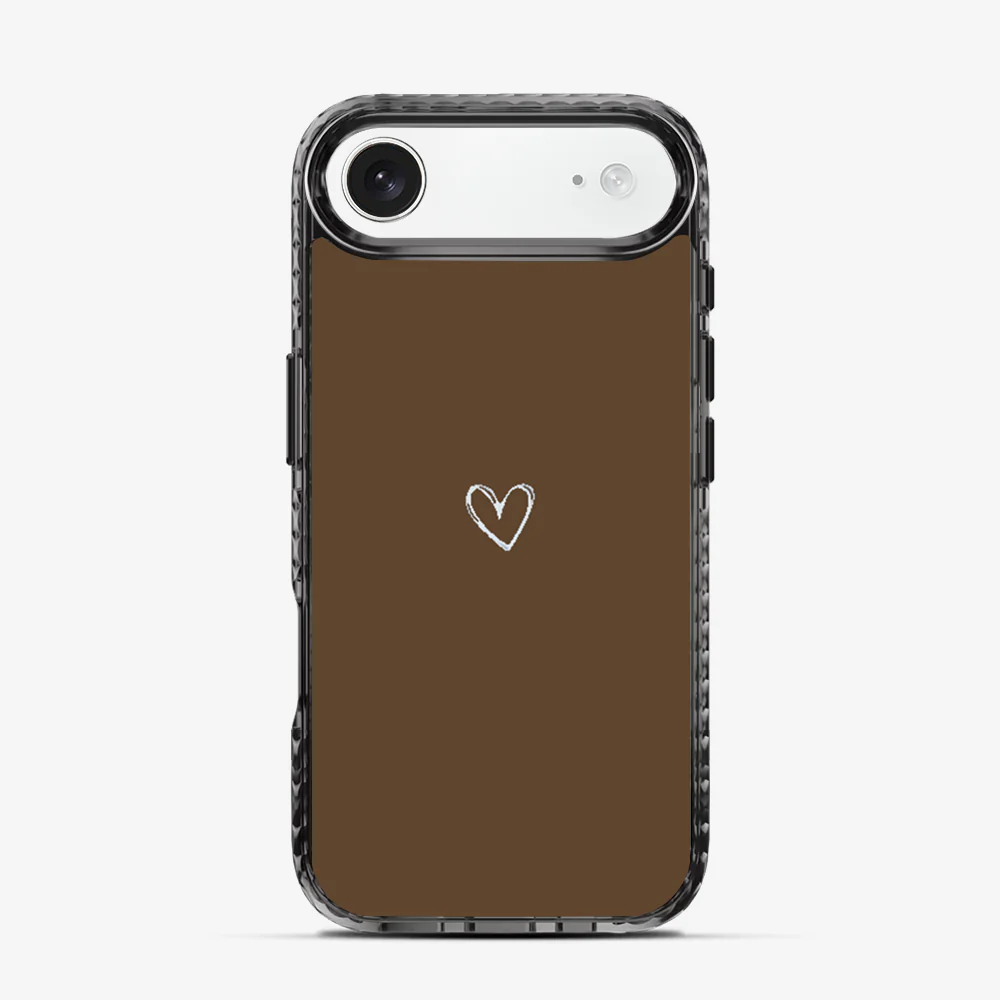 Brown Heart iPhone Air Case - Image 4