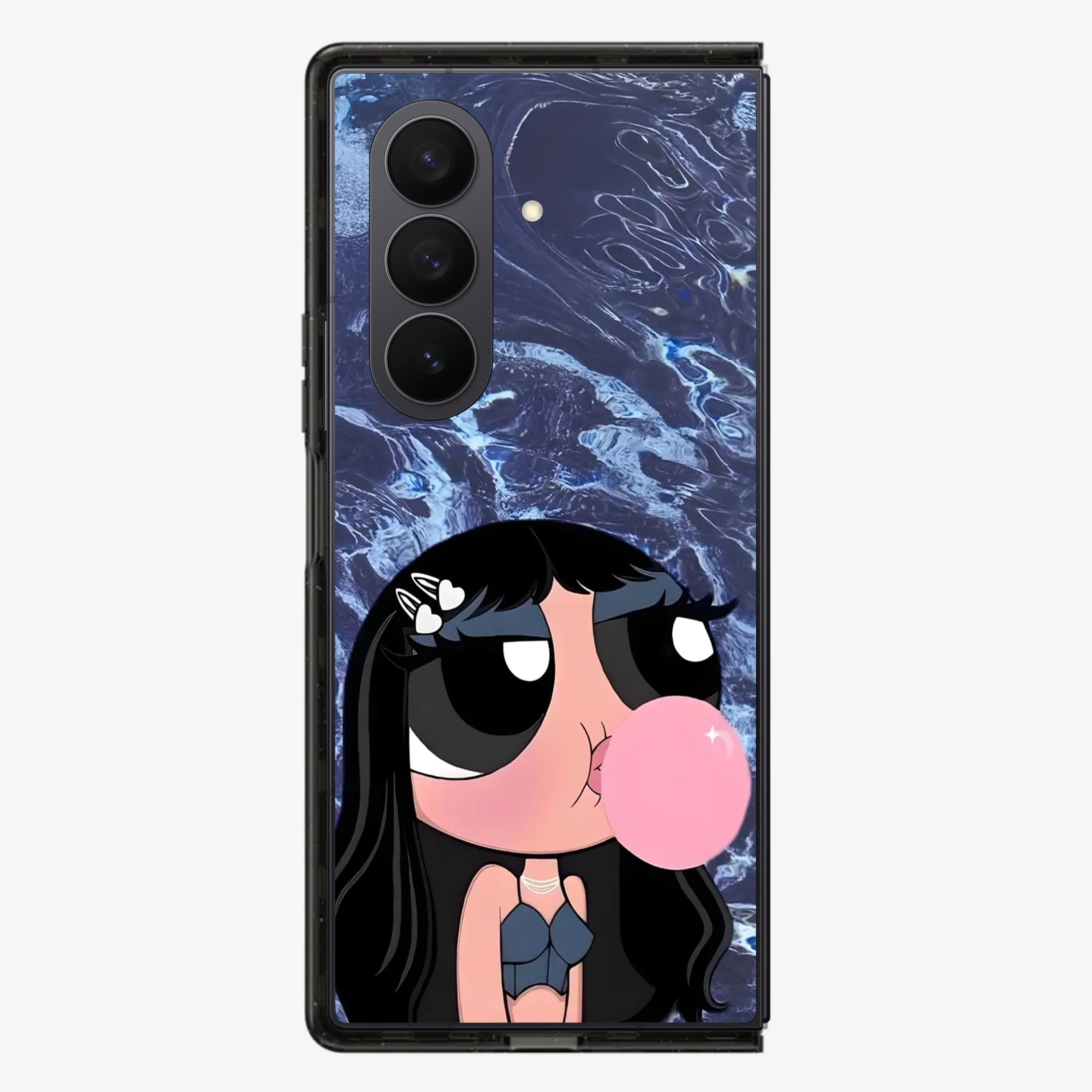 Bubbles Baddie Samsung Z Fold Phone Case - Image 2