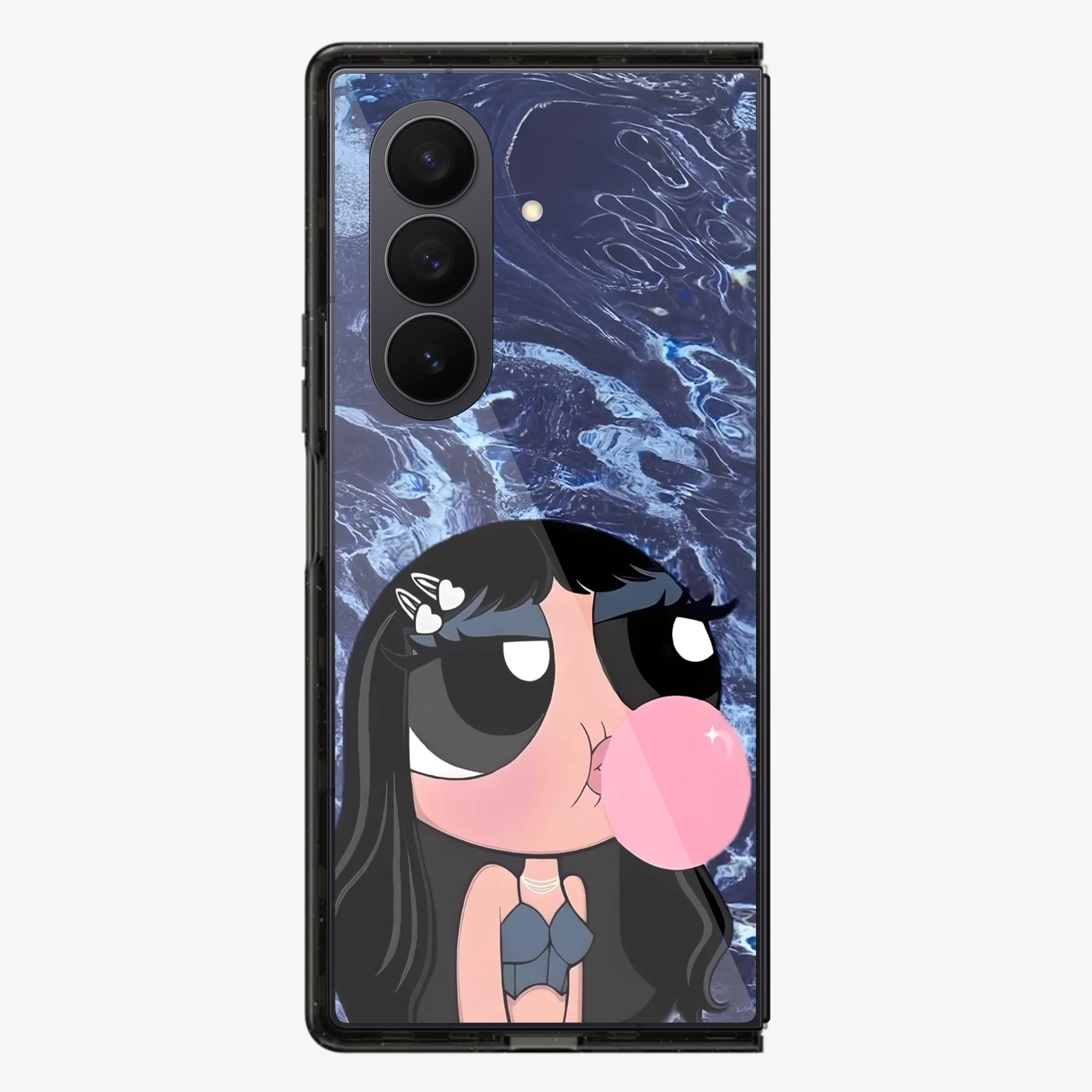 Bubbles Baddie Samsung Z Fold Phone Case - Image 3