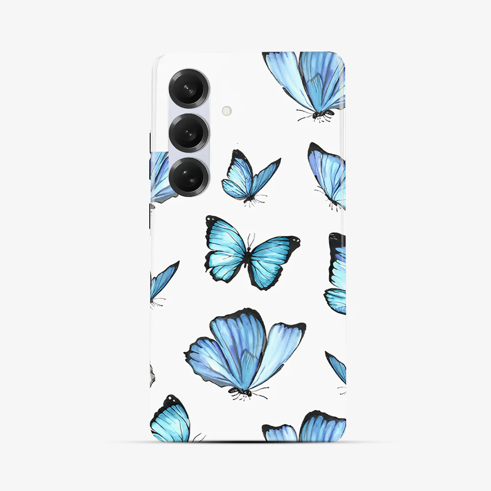 Butterfly Samsung Phone Case | Blue - Image 4
