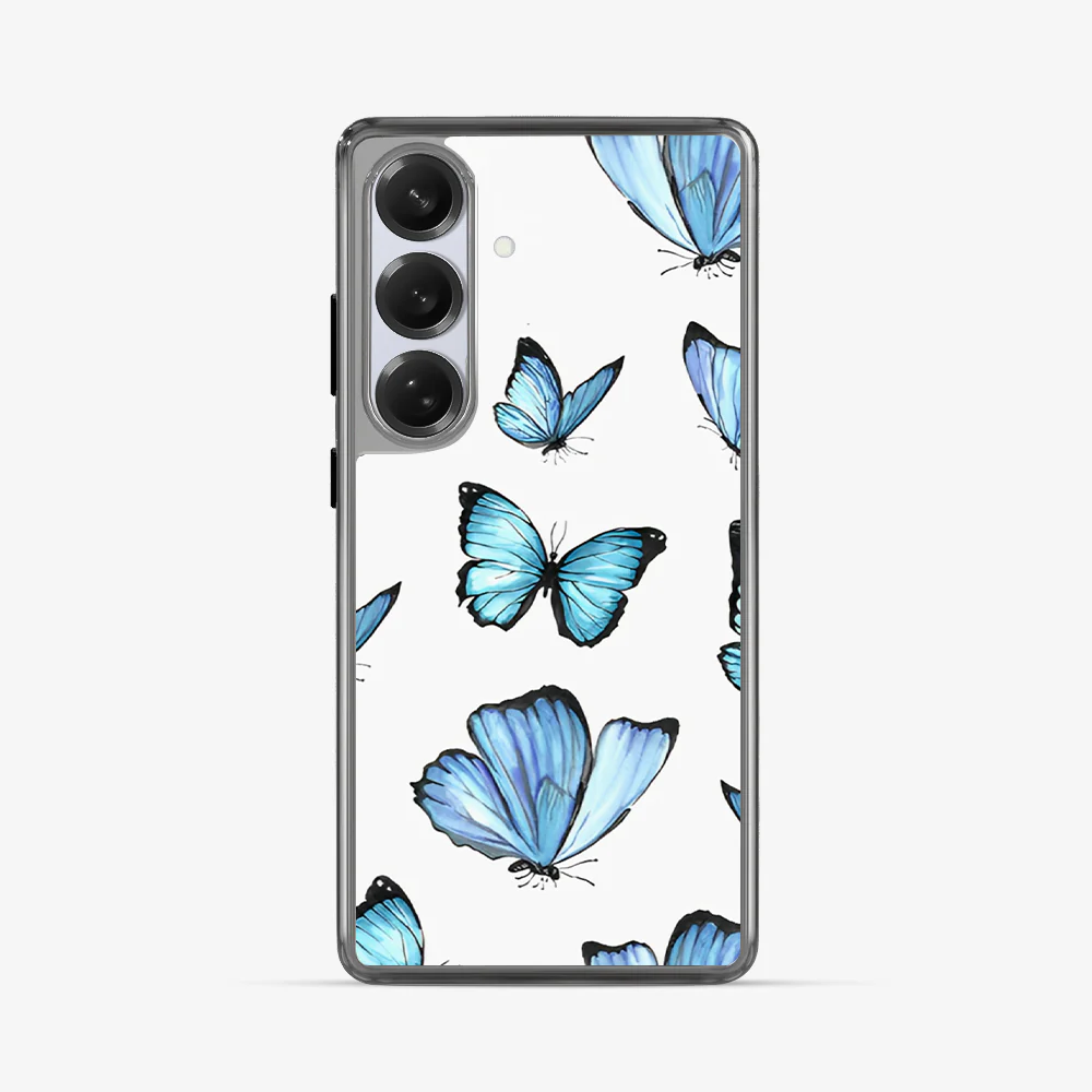 Butterfly Samsung Phone Case | Blue - Image 5