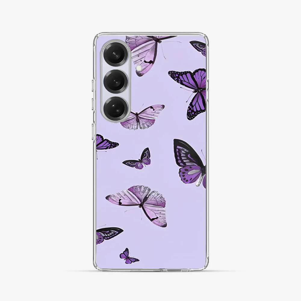 Butterfly Samsung Phone Case | Purple - Image 2