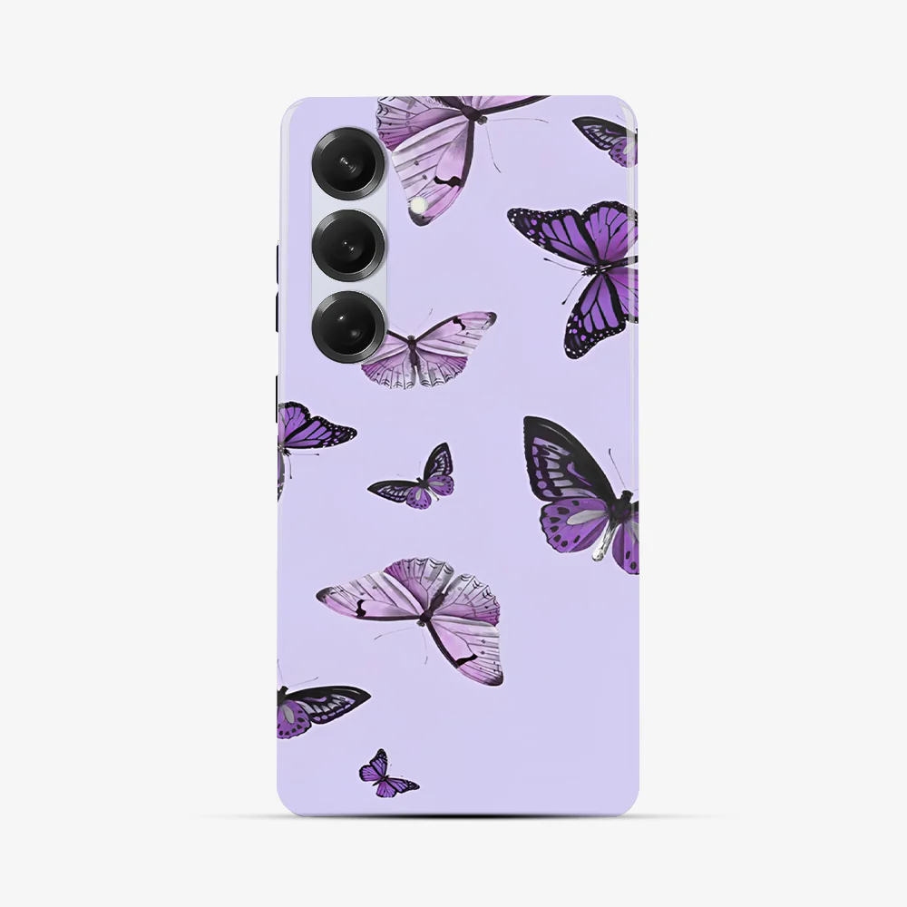 Butterfly Samsung Phone Case | Purple - Image 4